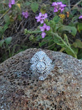 platinum c.1920's filigree diamond ring