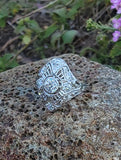 platinum c.1920's filigree diamond ring