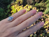 platinum c.1920's filigree diamond ring