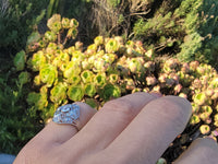 platinum c.1920's filigree diamond ring