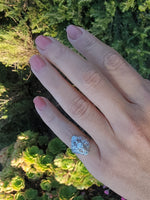 platinum c.1920's filigree diamond ring