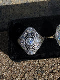 platinum c.1920's filigree diamond ring