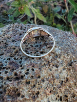14k gold two tone yellow diamond engagement ring
