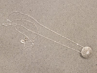 Platinum & 14k white gold Deco diamond slide necklace pendant