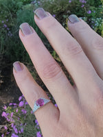 Platinum c.1920's Art Deco Ruby & Diamond Ring