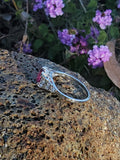 Platinum c.1920's Art Deco Ruby & Diamond Ring