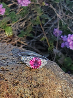 Platinum c.1920's Art Deco Ruby & Diamond Ring