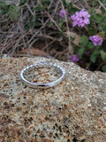 platinum diamond stackable wedding band