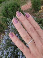 platinum diamond stackable wedding band
