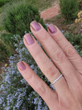 platinum diamond stackable wedding band