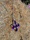 14k gold Victorian amethyst & pearl necklace pendant lavaliere
