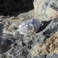 platinum diamond Deco diamond vintage ring