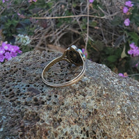 15ct gold Victorian turquoise & diamond antique ring