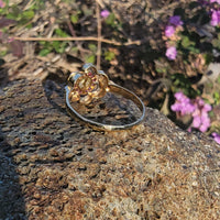18ct gold two tone Edwardian Ruby, Pearl & Diamond ring - Hallmark