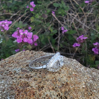 platinum diamond Retro diamond vintage ring
