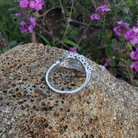 platinum diamond Retro diamond vintage ring