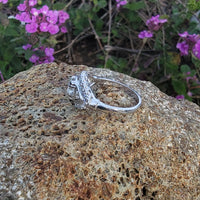 platinum diamond Retro diamond vintage ring