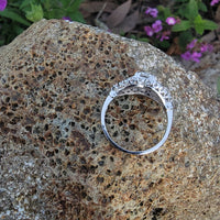 platinum diamond Retro diamond vintage ring