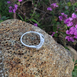 platinum 7 diamond estate curved band