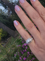 platinum diamond Retro diamond vintage ring