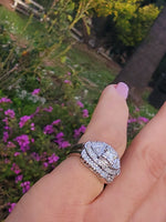 platinum diamond Retro diamond vintage ring