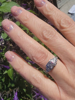 14k white gold Art Deco c.1920's diamond vintage ring