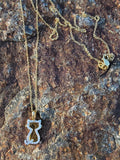10k gold diamond cat kitty kitten diamond pendant necklace