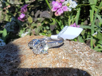 platinum 1.12ct European cut diamond estate engagement ring
