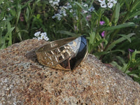 14k gold Deco Black ONYX estate ring