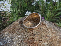 14k gold two tone Deco diamond & enamel Masonic ring - 1956