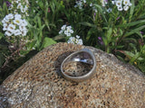 14k white gold Star Sapphire & Diamond estate ring