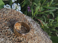 14k gold 5.5mm estate wedding band - size 4.5