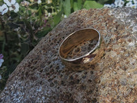 14k gold 5.5mm estate wedding band - size 4.5