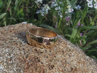 14k gold 5.5mm estate wedding band - size 4.5