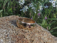 14k gold 5.5mm estate wedding band - size 4.5