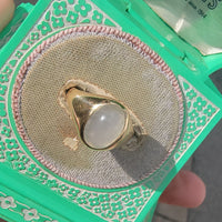 15ct gold Moonstone estate ring