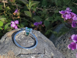 Platinum Emerald & Diamond estate Art Deco vintage antique ring